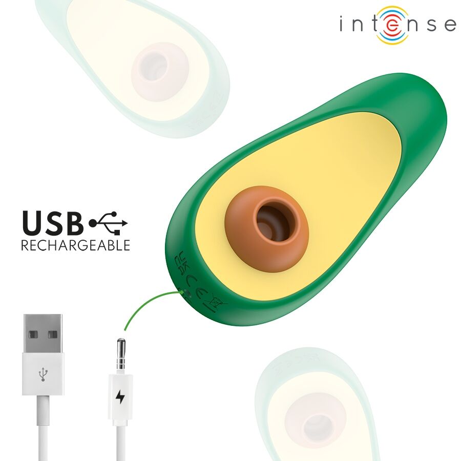 Stimulateur Clitoridien à Succion Waki Avocado - Intense Fun Toys