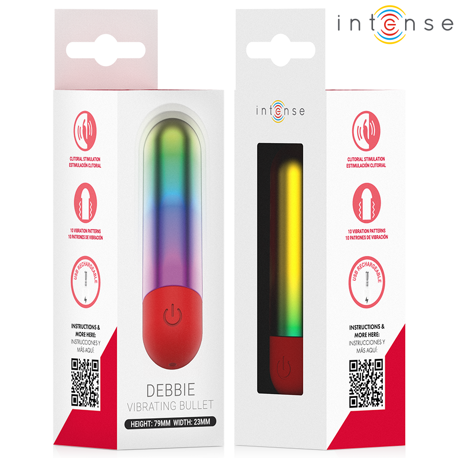 Vibromasseur Balle Clitoridien Debbie Rainbow - Intense Fun Toys
