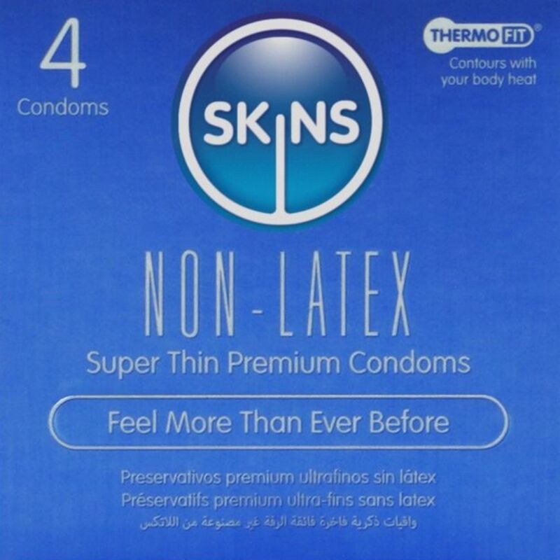 Préservatifs Sans Latex Ultra-Fins Lot de 4 - Skins