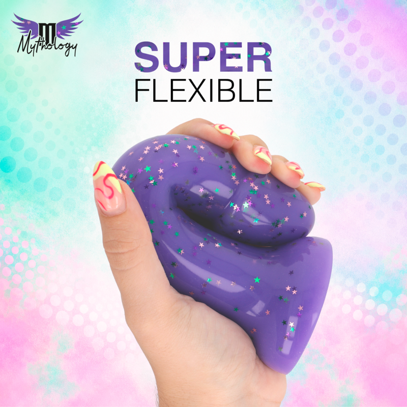 MYTHOLOGY - LYRA 10 GODEMICHET EN SILICONE 17 CM Ø 3,6 CM VIOLET À PÂTES