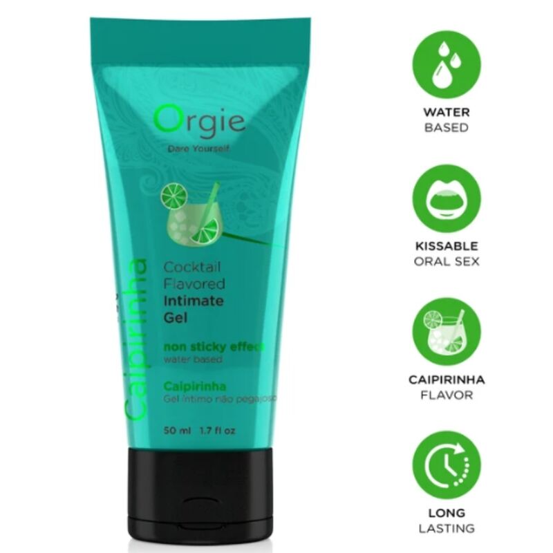 Lubrifiant Intime Saveur Cocktail Caïpirinha - Orgie