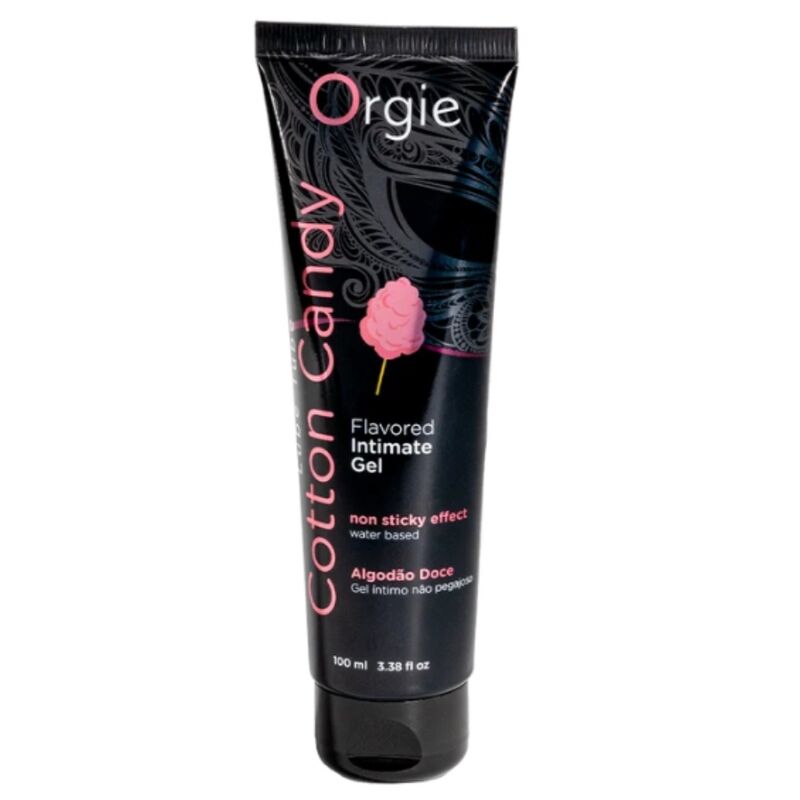ORGIE - TUBE DE LUBRIFIANT BARBE À PAPA GEL INTIME À BASE DE EAU 100 ML