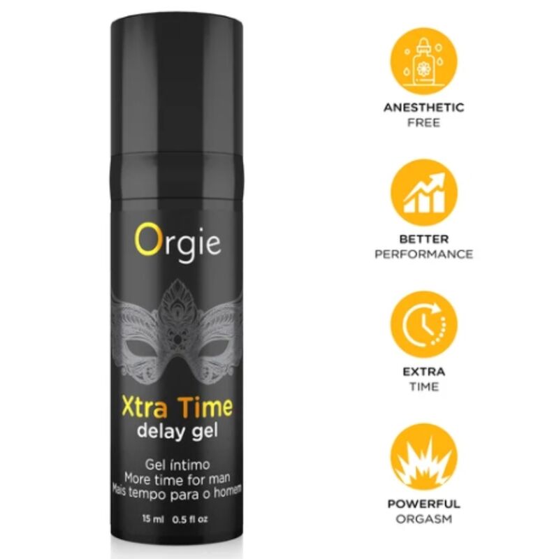ORGIE - GEL RETARDANT XTRA SANS ANESTHÉSIANT 15 ML