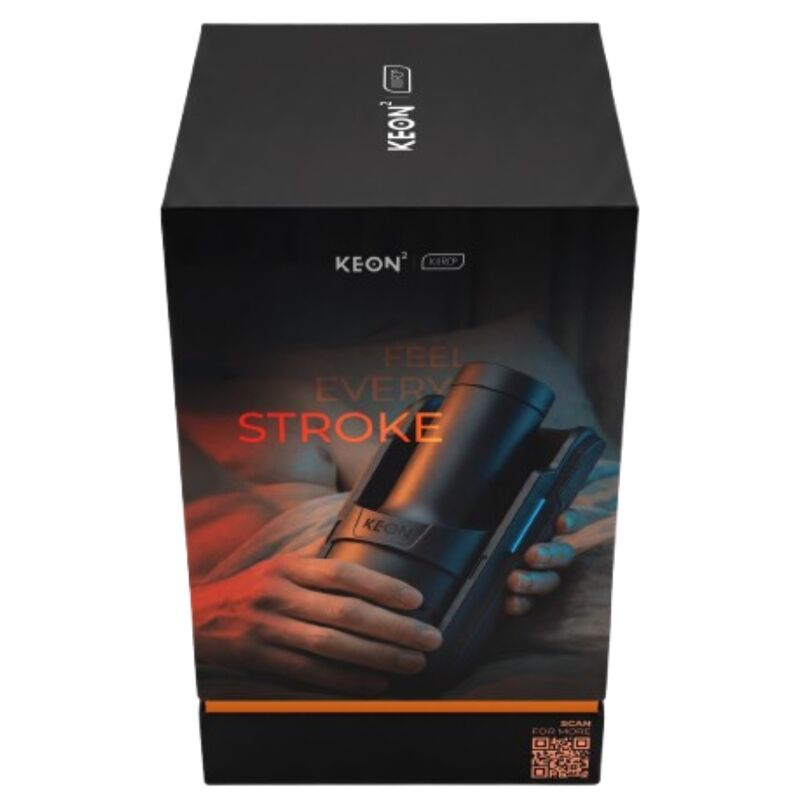 KIIROO - KEON 2 COMBO MASTURBATEUR AUTOMATIQUE INTERACTIF AVEC FEEL STROKER NOIR/BLEU