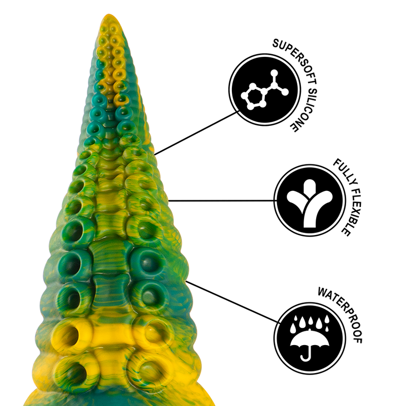 EPIC - GODEMICHET CETUS VERT À TENTACULE PETITE TAILLE