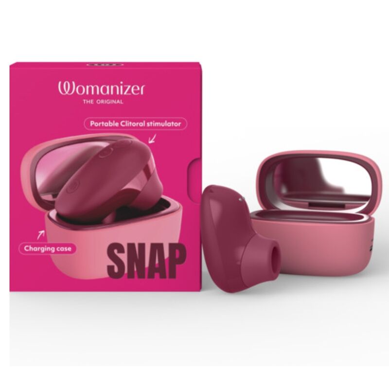 WOMANIZER - STIMULATEUR CLITORIAL À SUCCION PAR PRESSION 6 NIVEAUX D'INTENSITÉ BAIE ÉCRASÉE