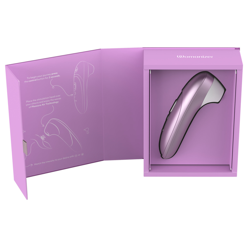 WOMANIZER - STIMULATEUR CLITORIAL PRO À SUCCION 11 NIVEAUX D'INTENSITÉ LILAS