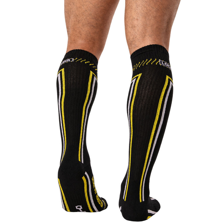 LOCKER GEAR - CHAUSSETTES PISTON HAUTES BLEUES TAILLE UNIQUE