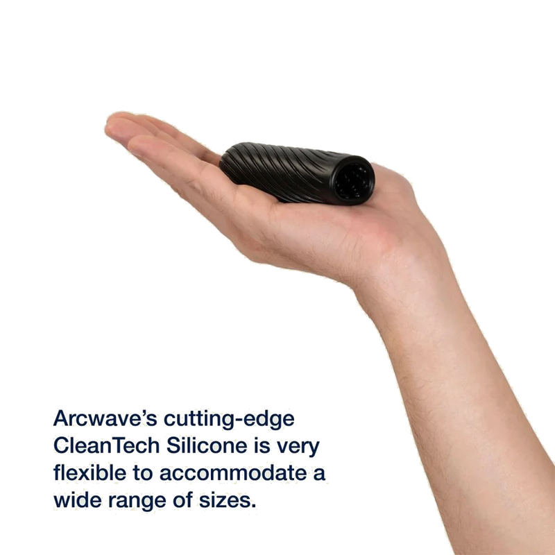ARCWAVE - GHOST STROKER RÉVERSIBLE EN SILICONE NOIR