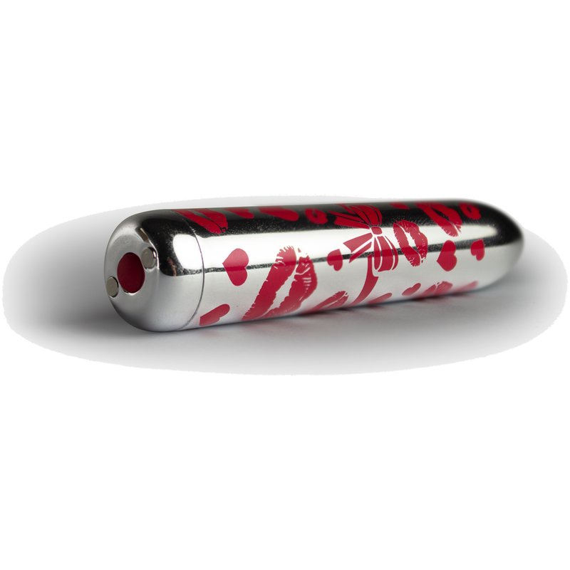ROCKS-OFF - GIFTING LOVE MINI VIBRATEUR BULLET RECHARGEABLE AVEC 16 FONCTIONS ARGENT