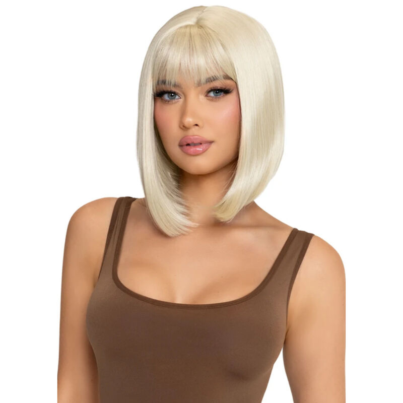 LEG AVENUE - PERRUQUE CARRÉ PLONGEANT BLOND ONE SIZE