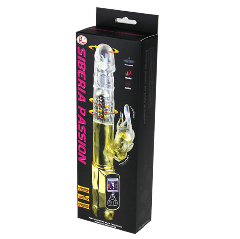 Baile - Vibro rabbit avec billes rotatives Siberia Passion - Or