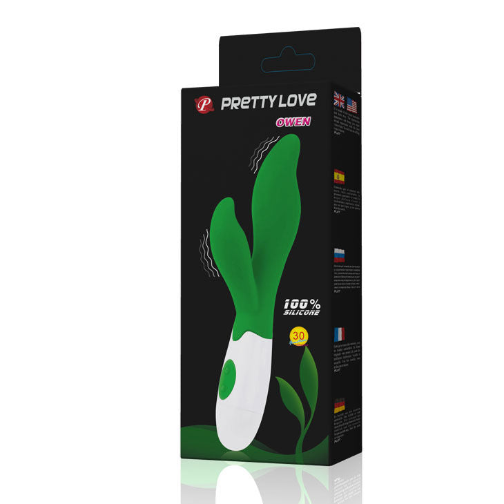 Vibromasseur Flirtation Owen Vert - Pretty Love