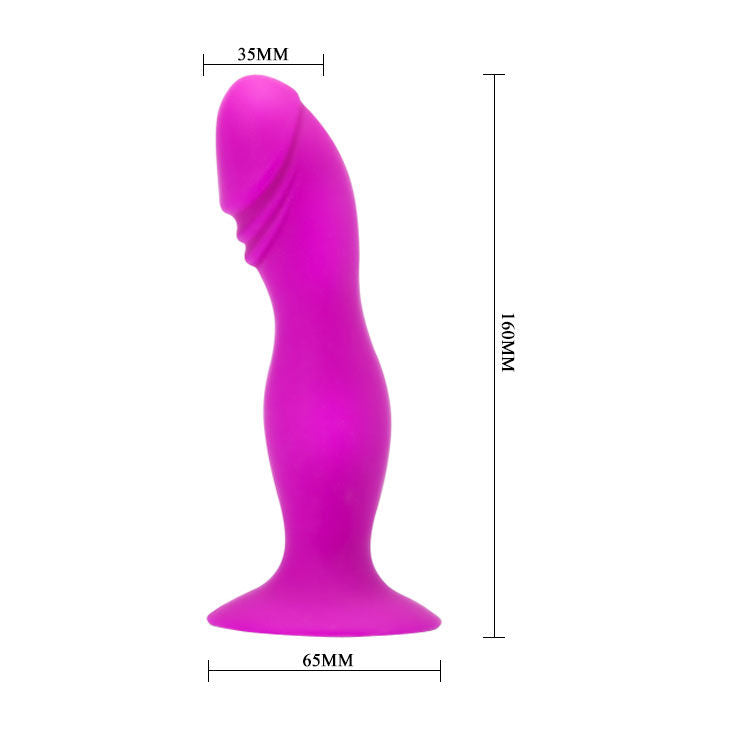 Plug Anal Réaliste Ventouse Violet - Pretty Love