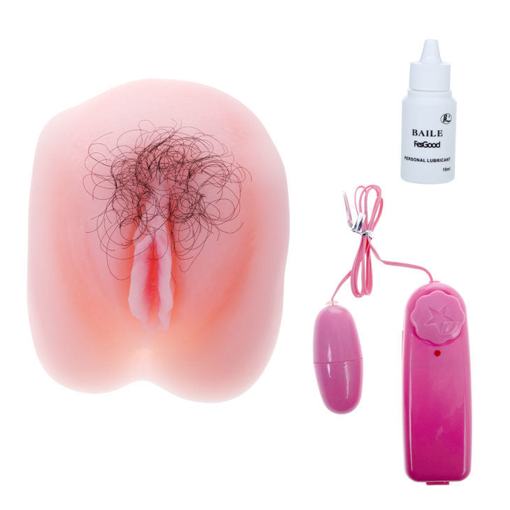 Baile - Masturbateur Vagin avec Poil en Silicone