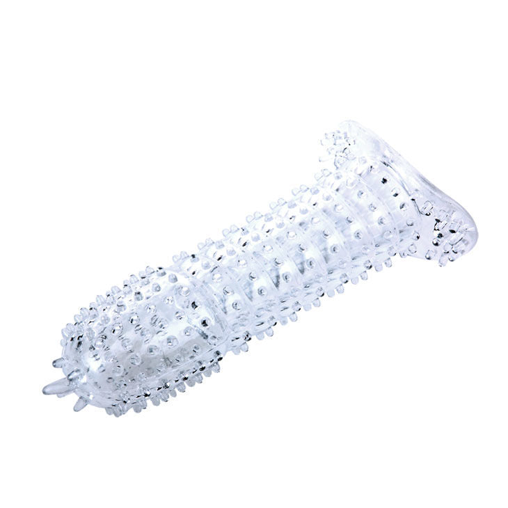 Baile – Gaine à Pénis Transparent avec Points Stimulants – 14 cm
