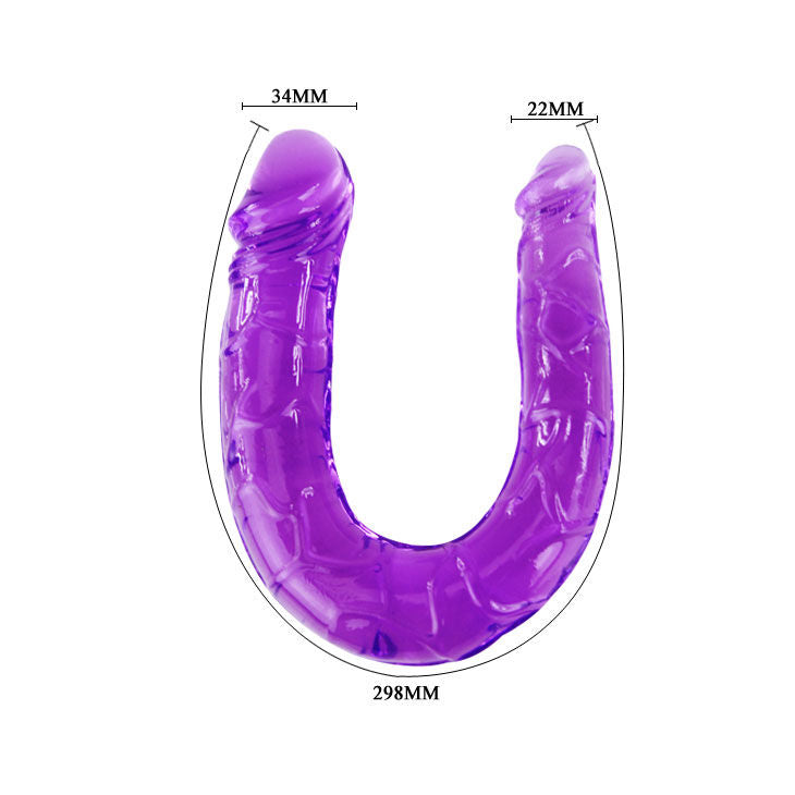 Baile - Double Gode Flexible - Violet