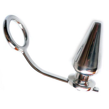 Cockring plug anal acier 45x50mm - Metal Hard - METAL HARD