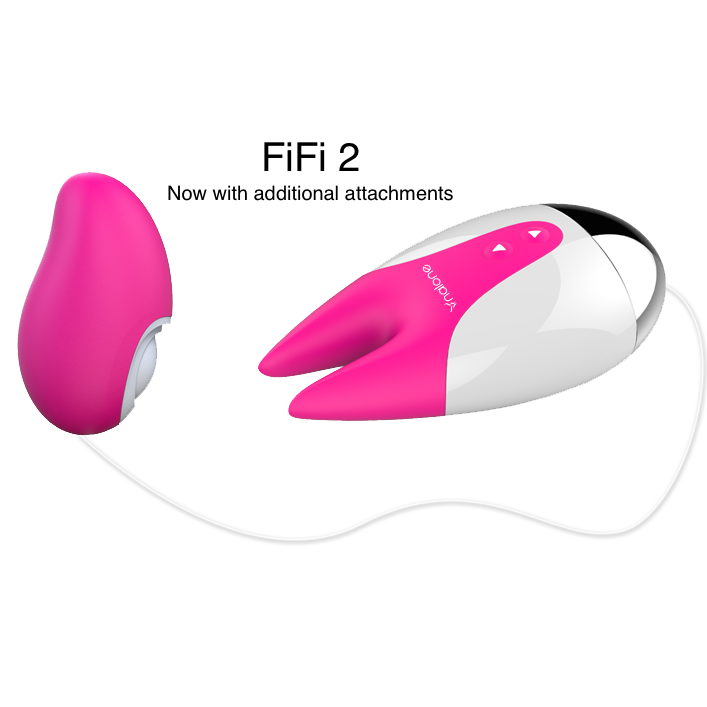 Nalone - Oeuf Vibrant Étanche en Silicone Fifi 2 – Rose