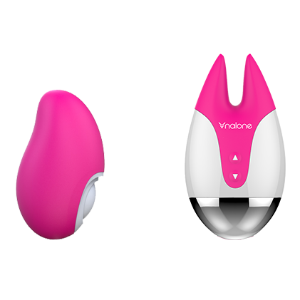 Nalone - Oeuf Vibrant Étanche en Silicone Fifi 2 – Rose