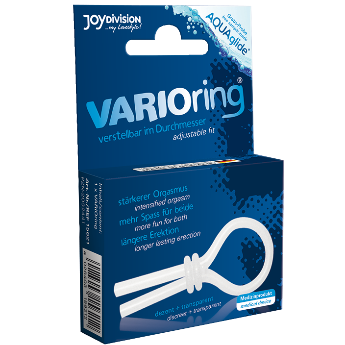Cockring Ajustable VARIOring Blanc - JoyDivision