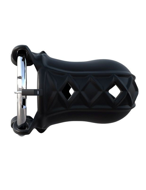 Cage de Chasteté Fantasy C-Ringz Silicone avec Cadenas