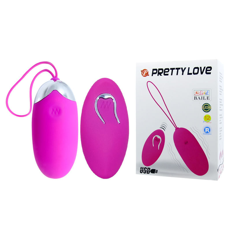 Oeuf Vibrant Télécommandé Berge Rose - Pretty Love