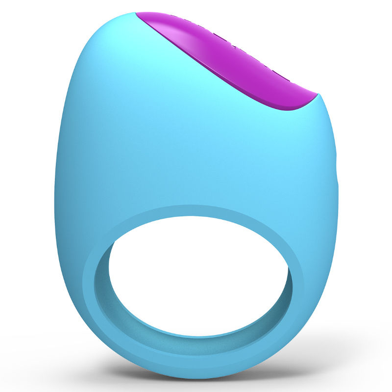 LELO - Anneau Vibrant Couple Remoji Lifeguard - Bleu