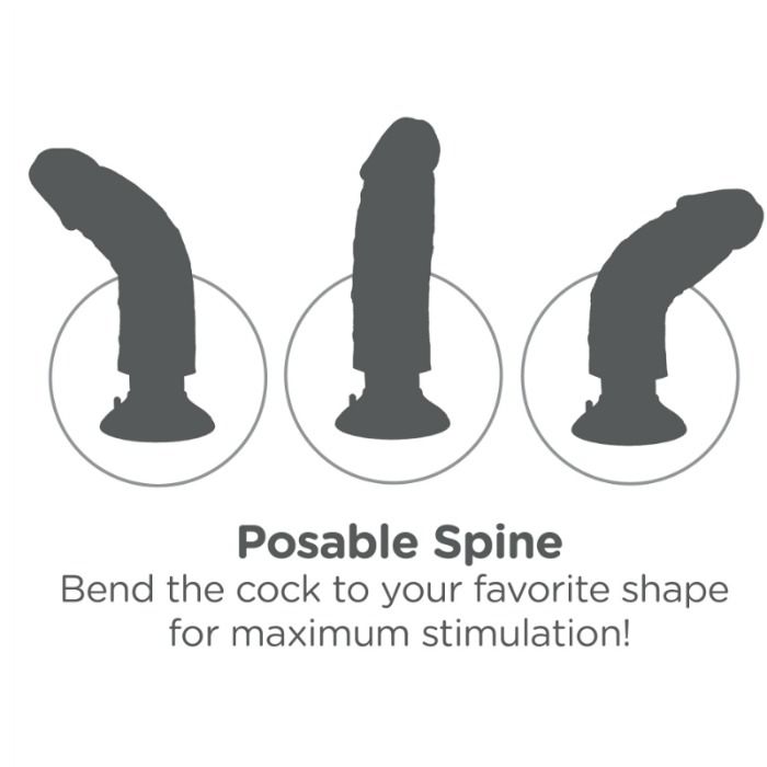 Gode Vibrant King Cock 17.78 cm Chair - Pipedream