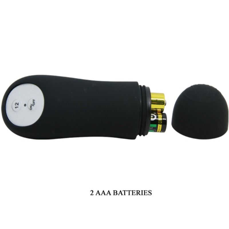 Stimulateur Prostate Nervuré Télécommandé Noir - Pretty Love