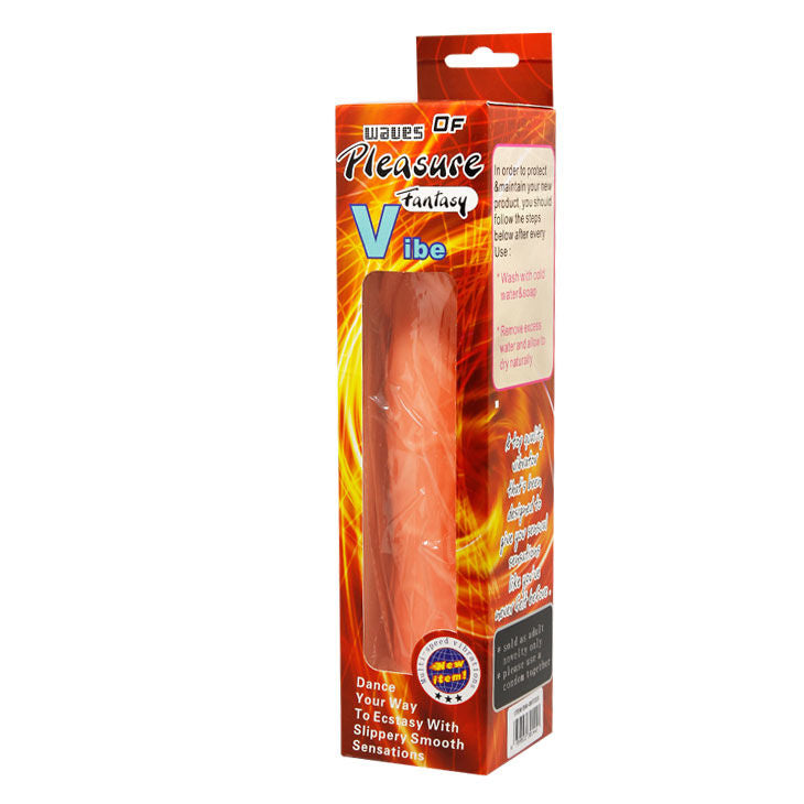 Realistischer gerippter Dildo mit Saugnapf 19,8 cm - Baile