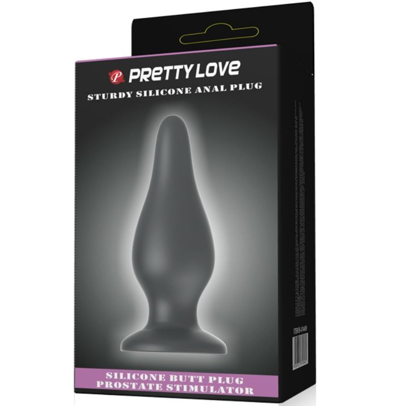 Plug Anal Ergonomique Pretty Love 15,4 cm Noir - Pretty Love