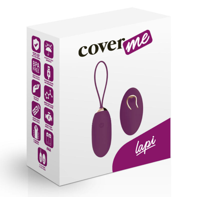 Œuf Vibrant Télécommandé Lapi Lilas - Coverme