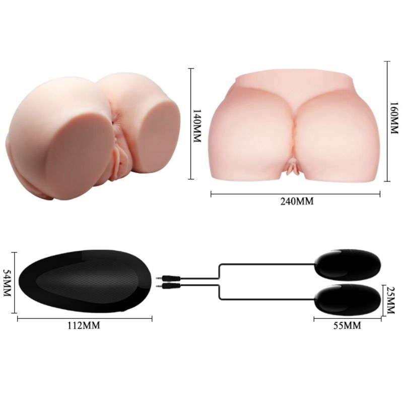 Masturbateur Crazy Bull Vagin et Anus Vibrants - Crazy Bull