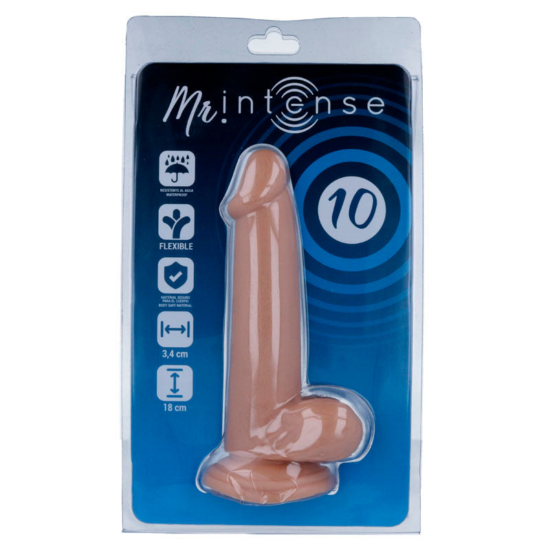 Mr. Intense - Gode Ventouse Réaliste Couleur Chair / 18 cm