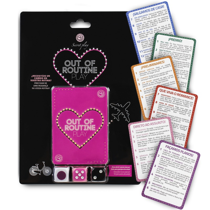 Secret Play – Jeu de Défis Coquins avec Dés Out of Routine Play - (ES/EN)