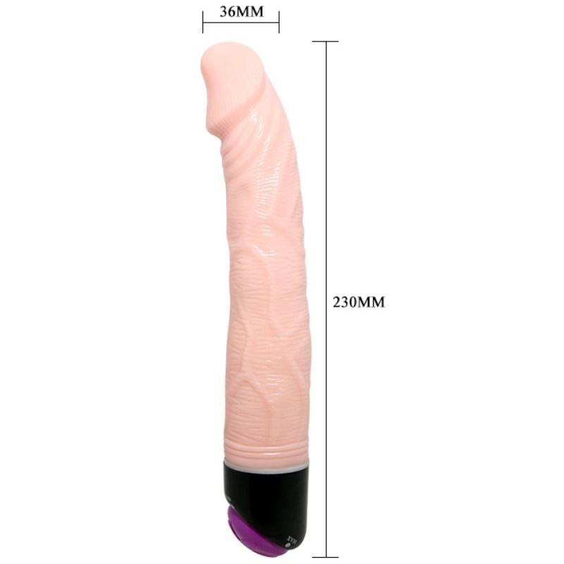 Baile - Vibromasseur Réaliste Vibrant 23 cm - Couleur Chair