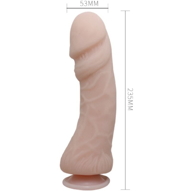 Baile - Gode Réaliste avec Ventouse - 23,5 cm
