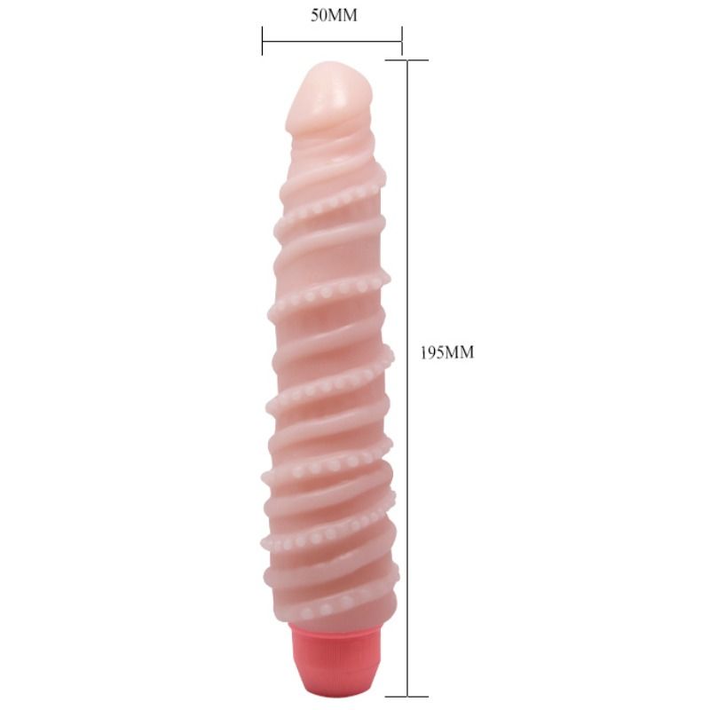 Baile - Vibromasseur Ondulé Flexible et Vibrant - 19,5 cm