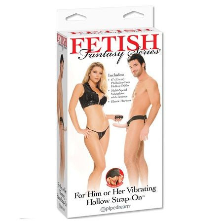 Gode Ceinture Vibrant Creux Beige 14cm - Fetish Fantasy