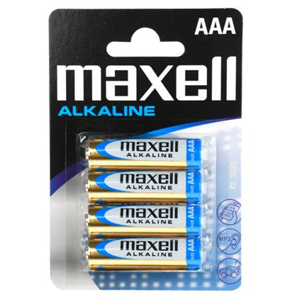 Piles AAA alcalines pack de 4 unités - Maxell - MAXELL