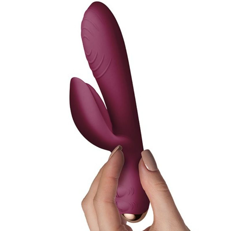 Vibromasseur lapin Everygirl bourgogne - Rocks-Off - ROCKS-OFF