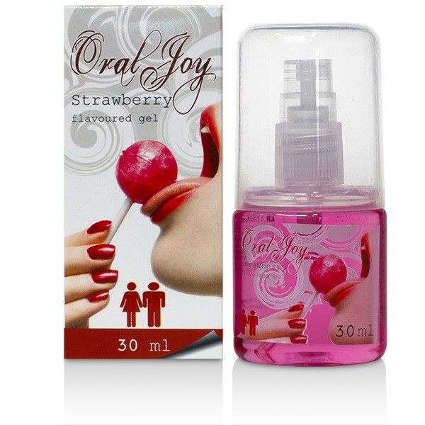 Cobeco Pharma - Gel Saveur Fraise pour Sexe Oral - 30 ml