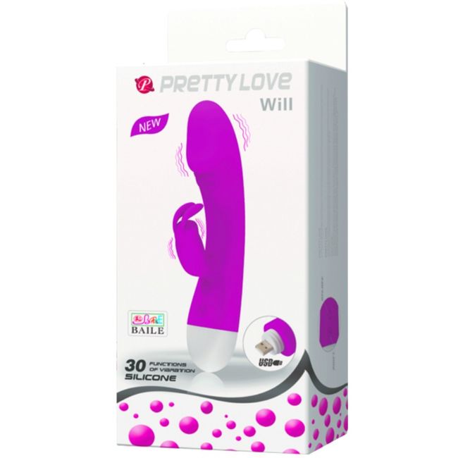 Vibromasseur Rabbit Smart Will 30 Modes - Pretty Love