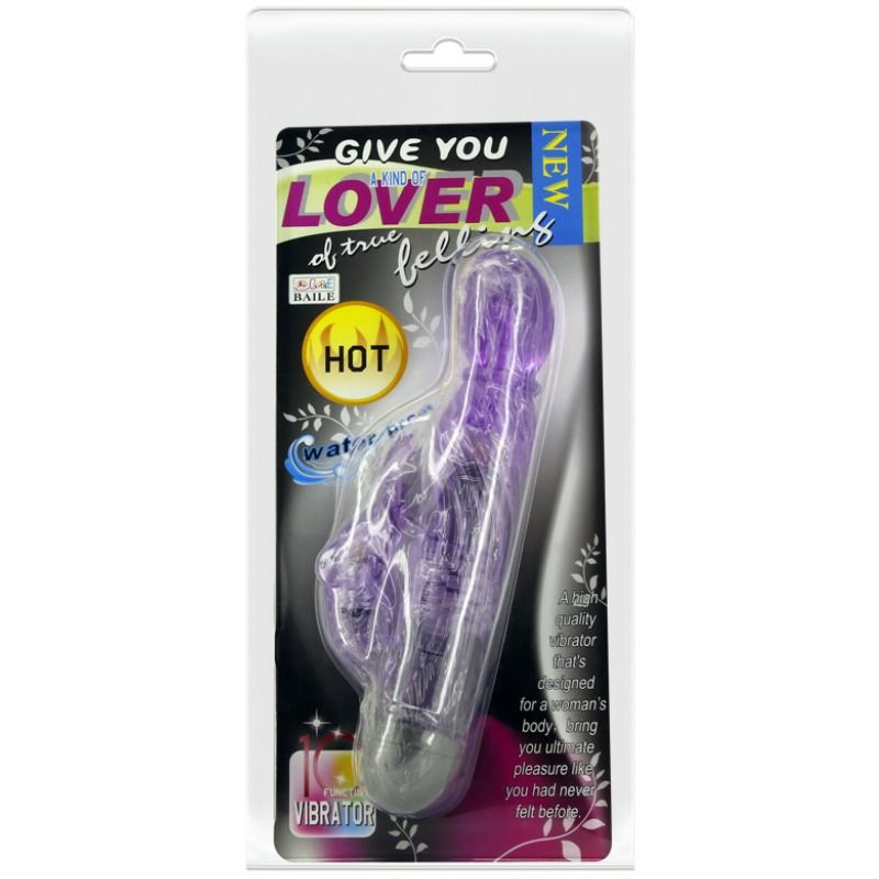 Baile - Vibromasseur avec Stimulateur de Clitoris Lover’s - Violet