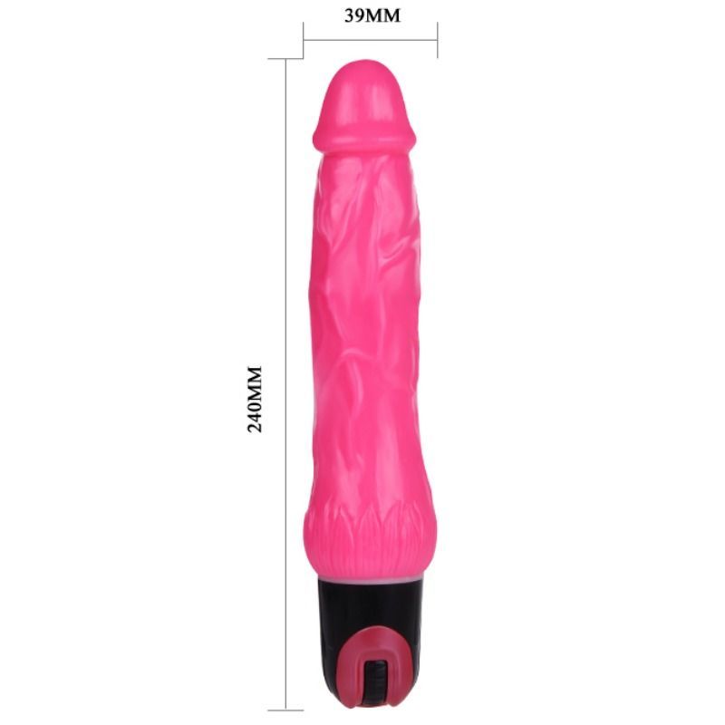 Baile - Gode Vibrant Réaliste ’Vibrator’ Violet - 24 cm