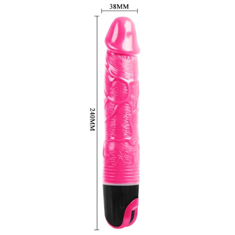 Baile - Vibromasseur Réaliste ’Vibrator’ Violet - 24 cm