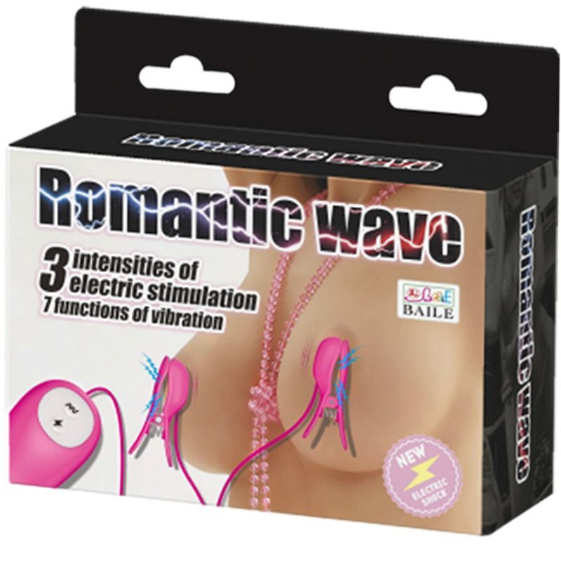Baile - Pince Tétons avec électrostimulation - Rose