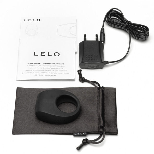 LELO - Cockring Vibrant Pénis TOR 2 - Noir