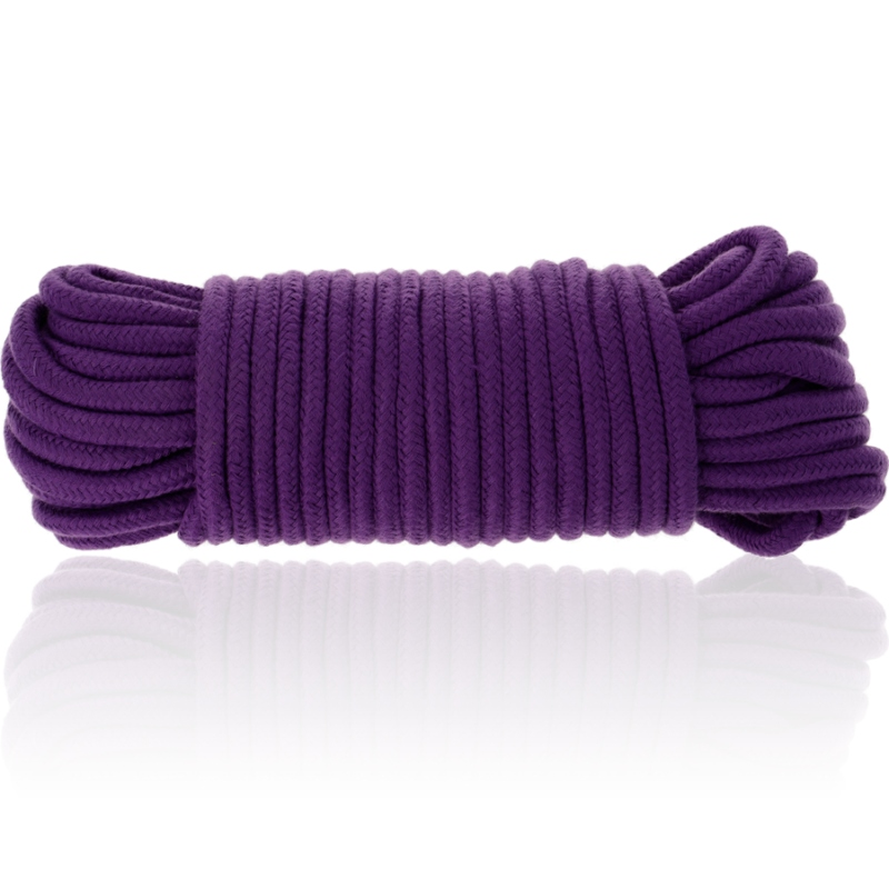 Darkness - Corde Bondage en coton 20m - Violet